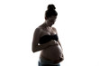© Louis-Photo - Pregnant woman against the light concept
