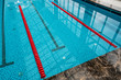 © filin174 - In center one platform for start and lane of swimming pool