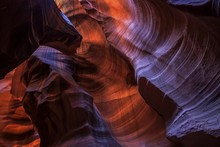 Sandstone Formations In Upper Antelope Canyon, Slot Canyon, Page, Arizona, USA, North America