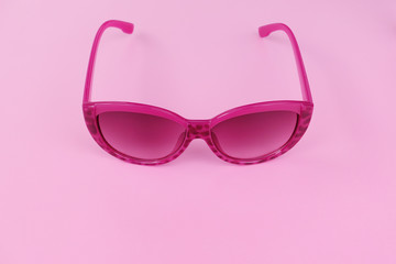 Modern fashionable sunglasses for background