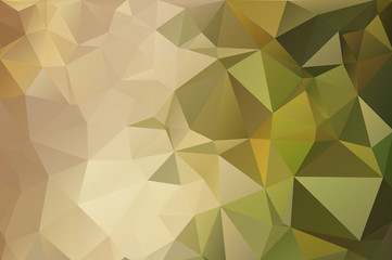 Sticker - Colorful abstract background from triangles, green and yellow gradient color. Military background. Paintball