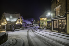 Old Village Shanklin In The Snow