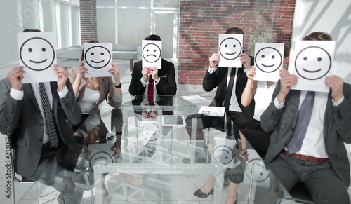 Cuadros en Lienzo Business Team Feeling Happy
