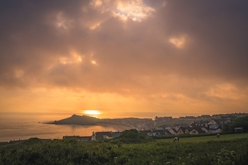 Wall Mural - Porthgwidden Beach in St. Ives at dawn