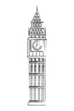 Fototapeta Big Ben - big ben tower british landmark