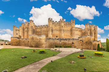 Castle of Valencia de Don Juan in Leon (Spain)