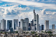 Frankfurt am Main, Skyline, Deutschland, Banken, Commerzbank, Skyskraper, City, Wolken, Business