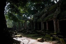 Religious Temples In Cambodia Of Angkor Wat