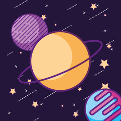 Sticker - space galaxy card