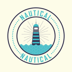 Canvas Print - nautical maritime design