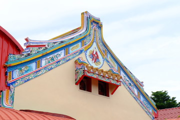 gable roof Chinese style