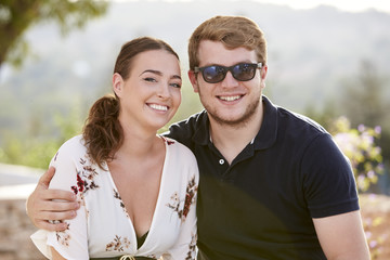 Wall Mural - Portrait Of Romantic Young Couple On Holiday Together