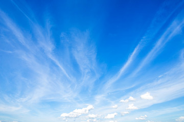 blue sky background texture with white clouds.