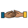© Gstudio - business handshake isolated icon