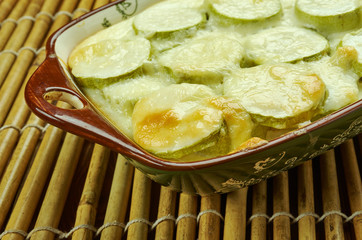 Canvas Print - Cheesy Squash Casserole