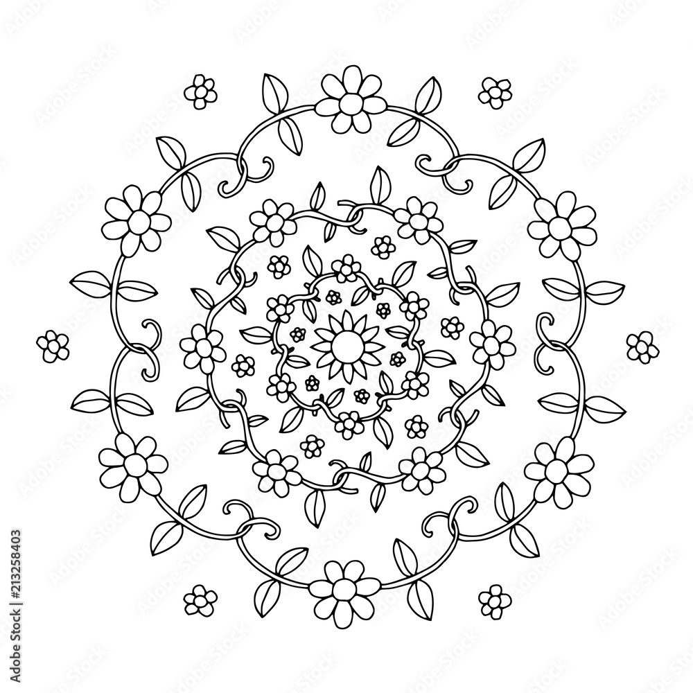 Gamesageddon Stock Mandala Blumen
