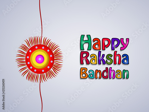 Foto Illustration of background for the occasion of hindu religion festival Raksha Ba