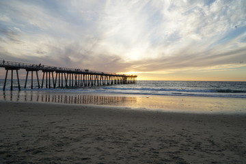 Sticker - the Pier at sunset