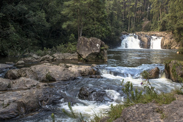  Waterfall in Parelheiros neighborhood, south of the Sao Paulo city