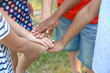 © Africa Studio - Hands of cute little children playing outdoors