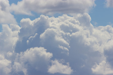 Blue sky with cloud.