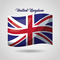 Canvas Print - united kingdom country flag