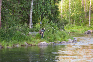 Wall Mural - fisherman