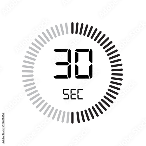 The 30 Seconds Icon Digital Timer Clock And Watch Timer Countdown Symbol Isolated On White Background Stopwatch Vector Icon Buy This Stock Vector And Explore Similar Vectors At Adobe Stock Adobe Stock