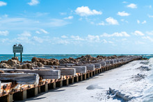 A Warm And Breezy Day At The Beach On Anna Maria Island In Southwest Florida.