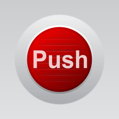 Wall Mural - push button - vector