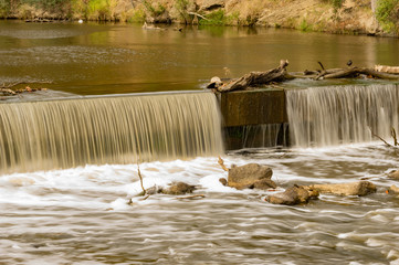 Dights Falls Smooth Waterfall