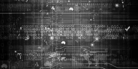 Binary code background