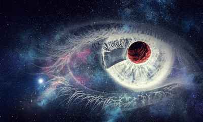 space abstract backdrop