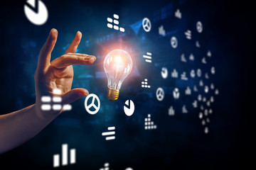 Poster - Bright idea for success