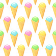Ice cream pattern