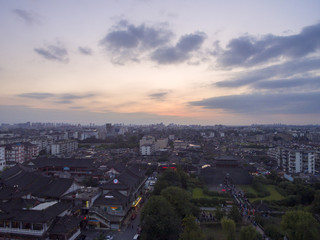 Poster - China Yangzhou, city skyline