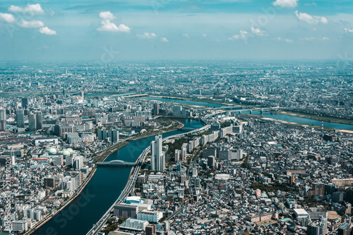 Zdjęcie XXL Tokio miasto z góry