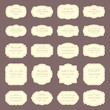 © Tartila - Vintage frame labels. Rectangle and oval wedding frames. Antique label with border vector set