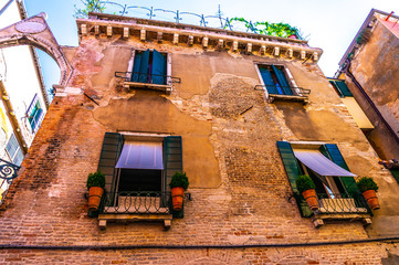 Building Front in Venice, Italy