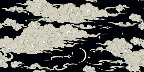 Seamless cloud pattern
