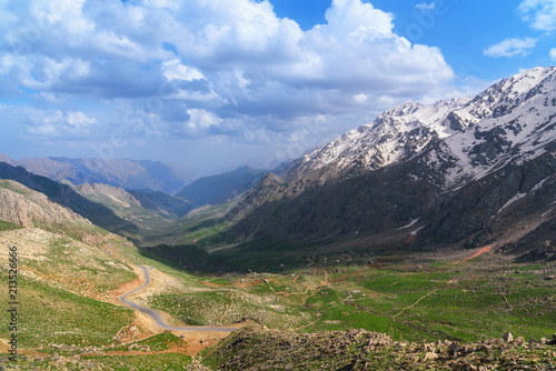 Valokuvatapetti Howraman Valley in Zagros Mountain. Kurdistan Province, Iran.
