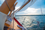 Fototapeta Sawanna - Sailing Boothbay Harbor Maine