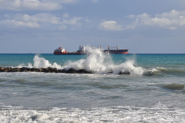 The beautiful Limassol Molos in Cyprus