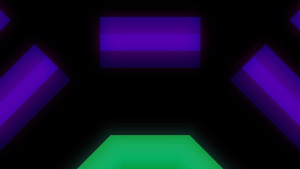 Wall Mural - Colorful Stage Lights for Music Video
