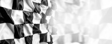 Checkered Racing Flag Background