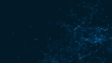 Technology Network Background.