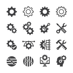 Setting icon set
