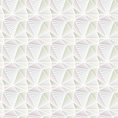 Wall Mural - Seamless pattern with triangles