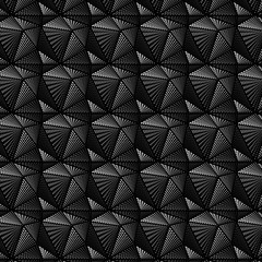 Sticker - Seamless pattern with triangles