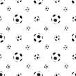 Soccer ball seamless pattern